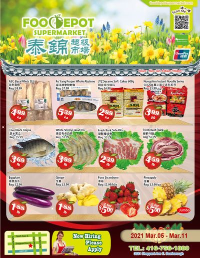Food Depot Supermarket Flyer March 5 to 11