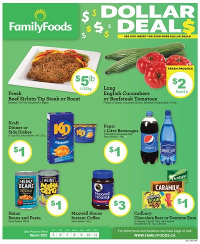 Family Foods Flyer March 5 to 11