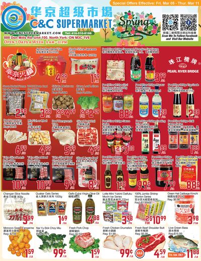 C&C Supermarket Flyer March 5 to 11