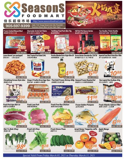 Seasons Food Mart (Thornhill) Flyer March 5 to 11