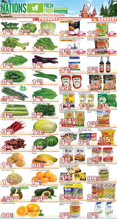Nations Fresh Foods (Hamilton) Flyer March 5 to 11