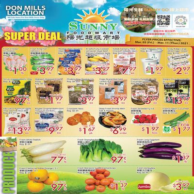 Sunny Foodmart (Don Mills) Flyer March 5 to 11