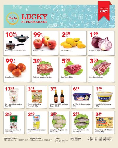 Lucky Supermarket (Winnipeg) Flyer March 5 to 11