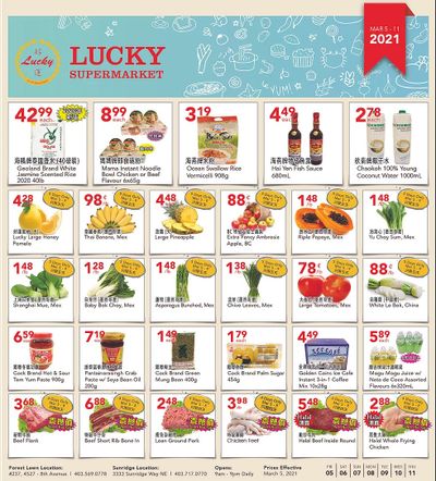 Lucky Supermarket (Calgary) Flyer March 5 to 11