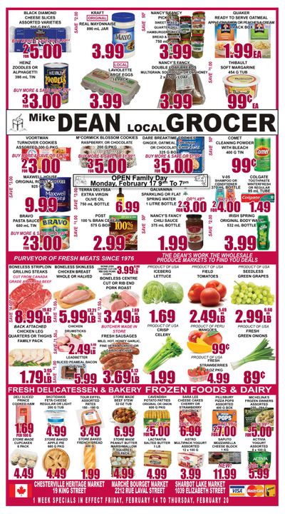 Mike Dean's Super Food Stores Flyer February 14 to 20