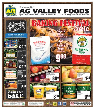 AG Foods Flyer October 11 to 17