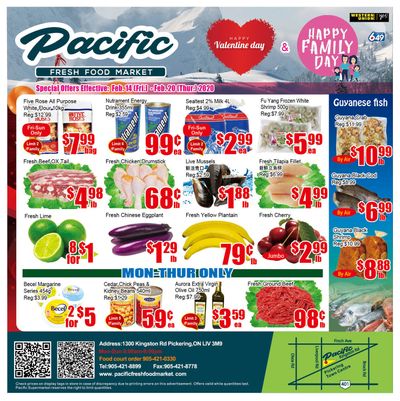 Pacific Fresh Food Market (Pickering) Flyer February 14 to 20