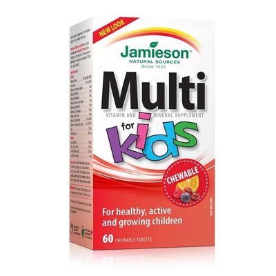 Jamieson Multivitamin for Kids - Chewable On Sale for $ 5.18 ( Save $ 2.63 ) at Amazon Canada