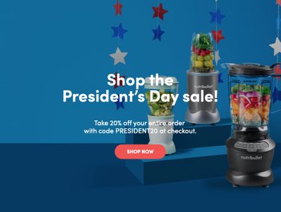 NutriBullet Canada Valentine’s Day Sale: Save 20% off Sitewide