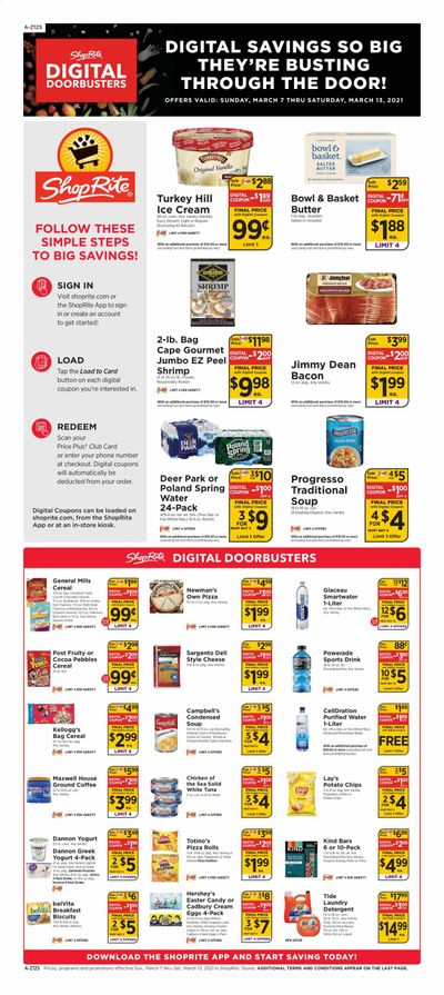 ShopRite (CT, DE, MD, NJ, NY, PA) Weekly Ad Flyer March 7 to March 13