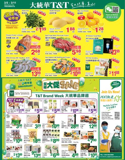 T&T Supermarket (AB) Flyer March 5 to 11