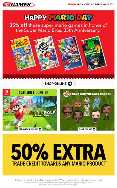 EB Games Flyer March 5 to 11