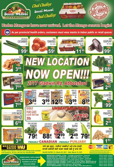 Sabzi Mandi Supermarket Flyer March 5 to 10