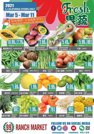 99 Ranch Market (CA) Weekly Ad Flyer March 5 to March 11