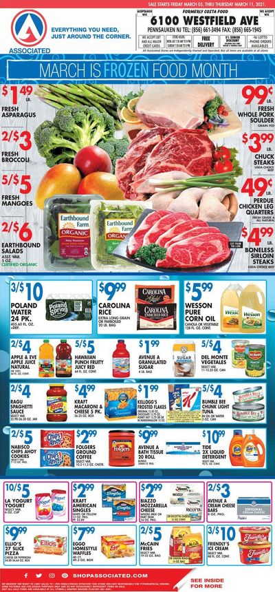 Associated Supermarkets Weekly Ad Flyer March 5 to March 11
