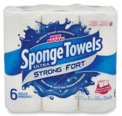 Sponge Towels Ultra Strong - 6pk. For $8.97 At Giant Tiger Canada