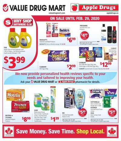 Apple Drugs Flyer February 16 to 29
