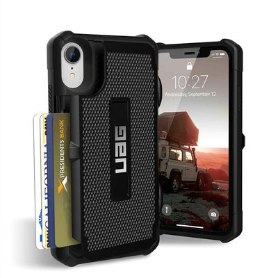 URBAN ARMOR GEAR UAG iPhone XR [6.1-inch Screen] Trooper Feather-Light Rugged Card Case [Black] On Sale for $ 19.95 (Save $ 30.00) at Amazon Canada