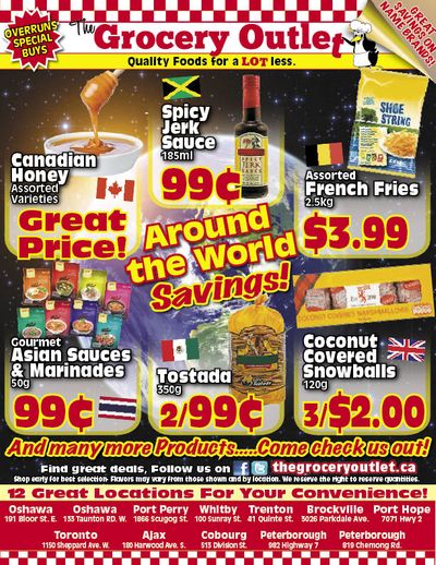 The Grocery Outlet Around the World Savings Flyer