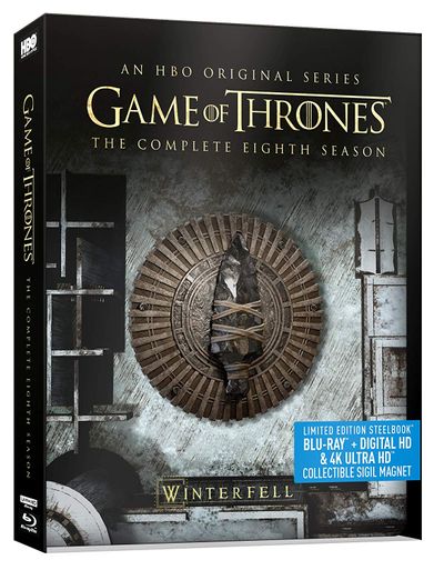 Game of Thrones: Season 8 (Steelbook/4K Ultra HD/Blu-ray) On Sale for $ 39.00 (Save $ 35.99) at Amazon Canada 