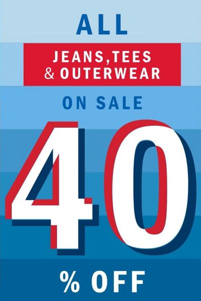 Old Navy Canada Deals: Save 40% OFF Jeans, Tees & Outerwear + 35% OFF Your Purchase with Promo Code + More