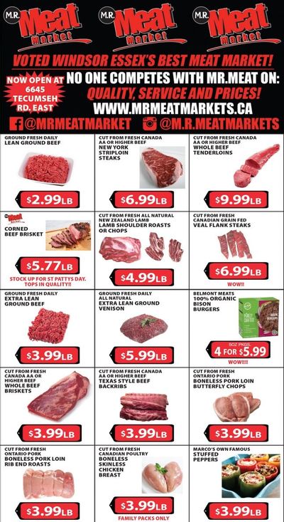 M.R. Meat Market Flyer Match 6 to 13