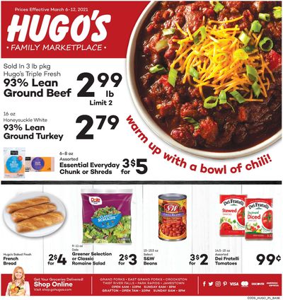 Hugo's Family Marketplace Weekly Ad Flyer March 6 to March 12, 2021