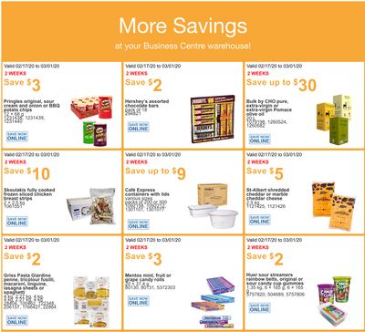 Costco Canada Business Centre Instant Savings Coupons / Flyer, February 17 – March 1
