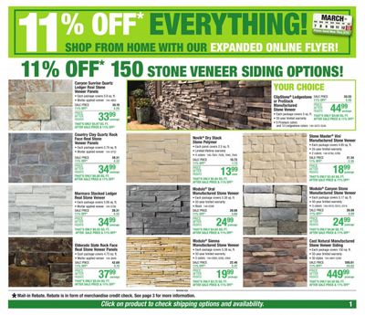 Menards Weekly Ad Flyer March 7 to March 13