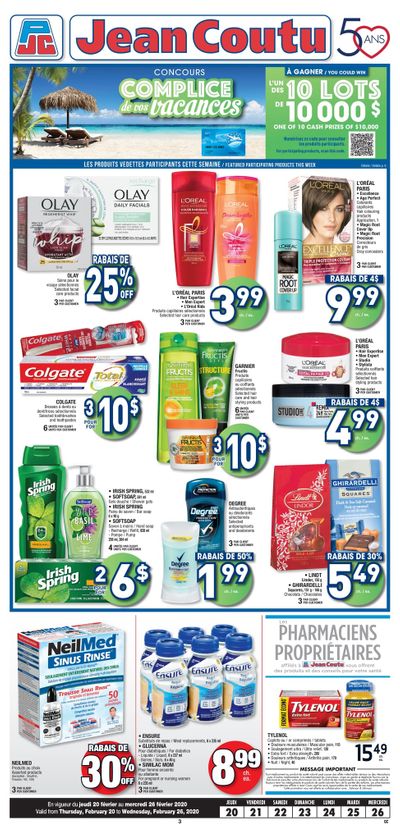 Jean Coutu (QC) Flyer February 20 to 26