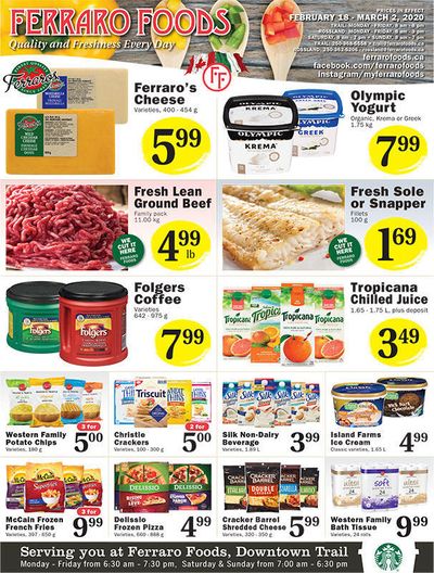 Ferraro Foods Flyer February 18 to March 2