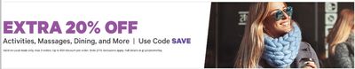 Groupon Canada Deals: Save an EXTRA 20% Off Beauty & Spas, Activities, Tech & More With Coupon Code