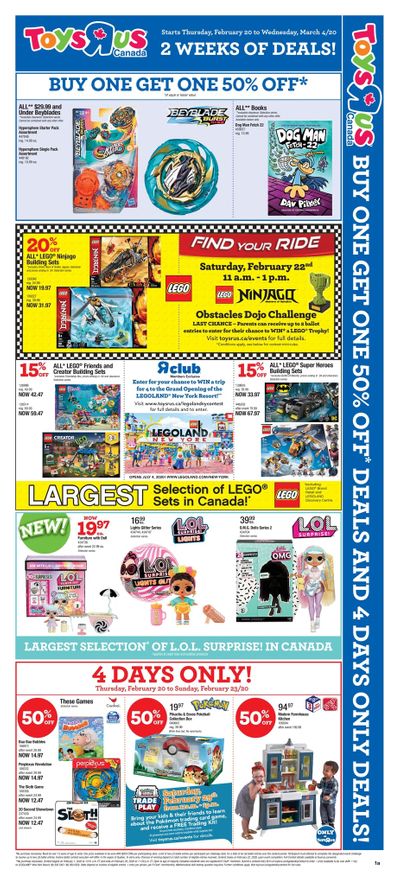 Toys R Us Flyer February 20 to March 4