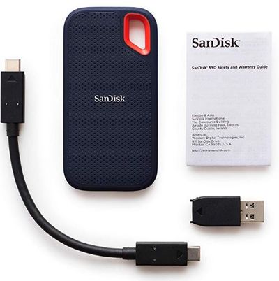 SanDisk 1TB Extreme Portable External SSD - USB-C, USB 3.1 - SDSSDE60-1T00-G25 For $188.14 At Amazon Canada 