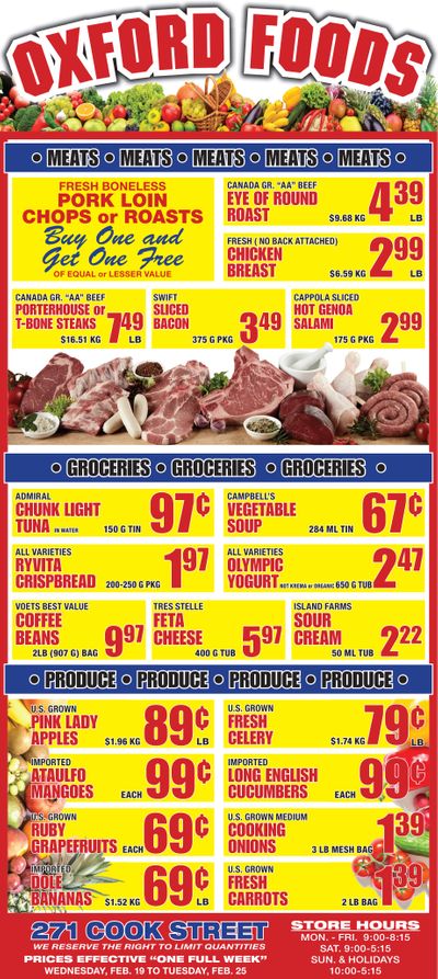 Oxford Foods Flyer February 19 to 25