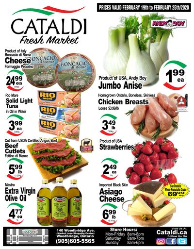 Cataldi Fresh Market Flyer February 19 to 25