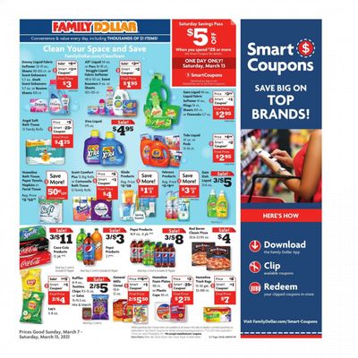 Family Dollar Weekly Ad Flyer March 7 to March 13