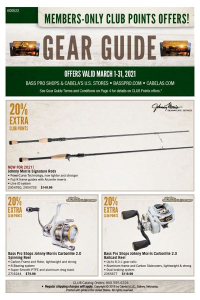 Bass Pro Shops Weekly Ad Flyer March 1 to March 31