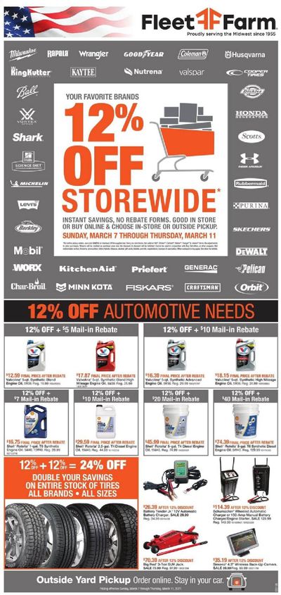 Fleet Farm Weekly Ad Flyer March 7 to March 11