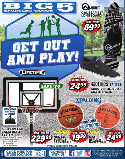 Big 5 Weekly Ad Flyer March 7 to March 13