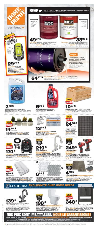 Home Depot (QC) Flyer February 20 to 26