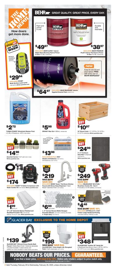 Home Depot (ON) Flyer February 20 to 26
