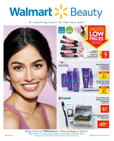 Walmart Beauty Flyer February 20 to March 18