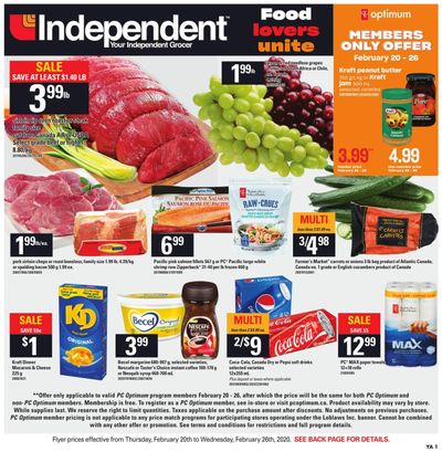 Independent Grocer (Atlantic) Flyer February 20 to 26