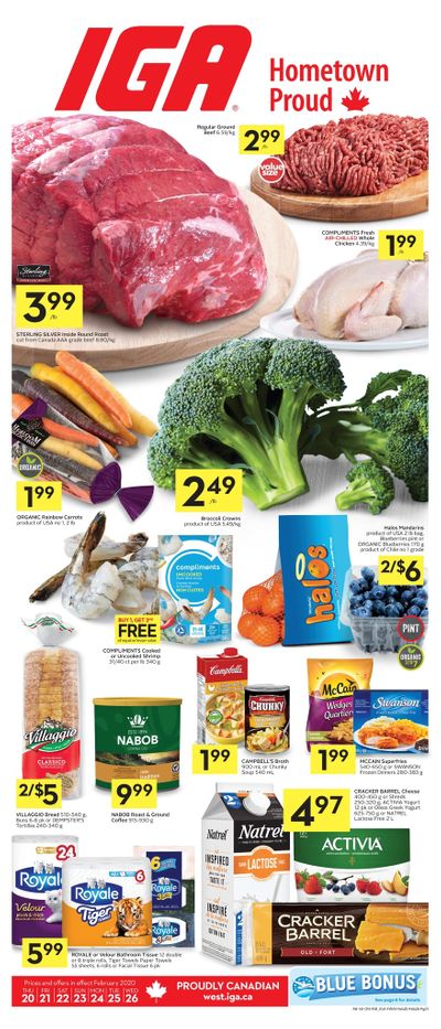 IGA (West) Flyer February 20 to 26