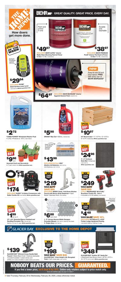 Home Depot (Atlantic) Flyer February 20 to 26