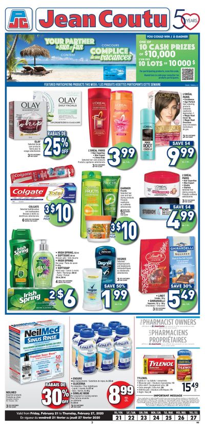 Jean Coutu (NB) Flyer February 21 to 27