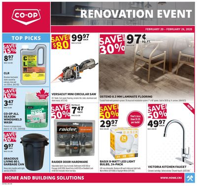 Co-op (West) Home Centre Flyer February 20 to 26
