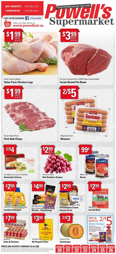 Powell's Supermarket Flyer February 20 to 26