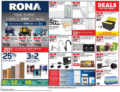 Rona (West) Flyer February 20 to 26